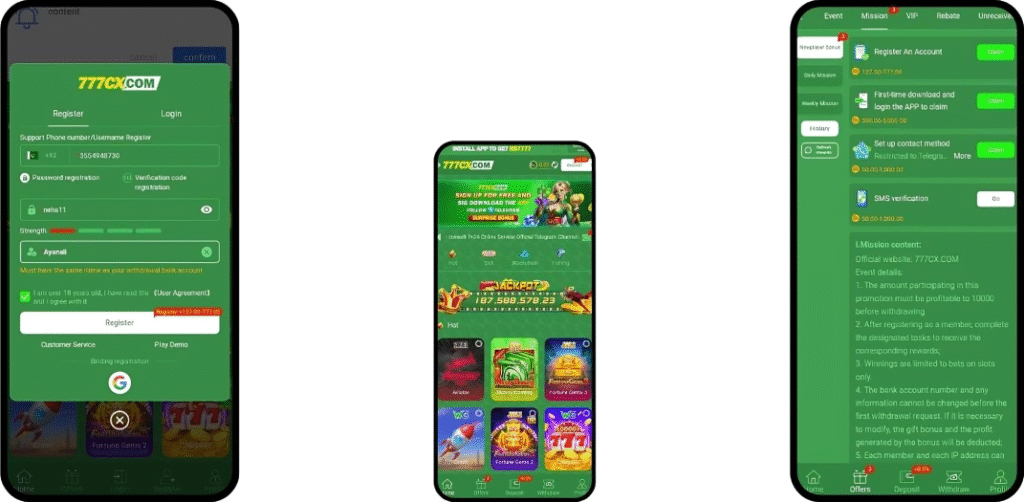 777CX Game
