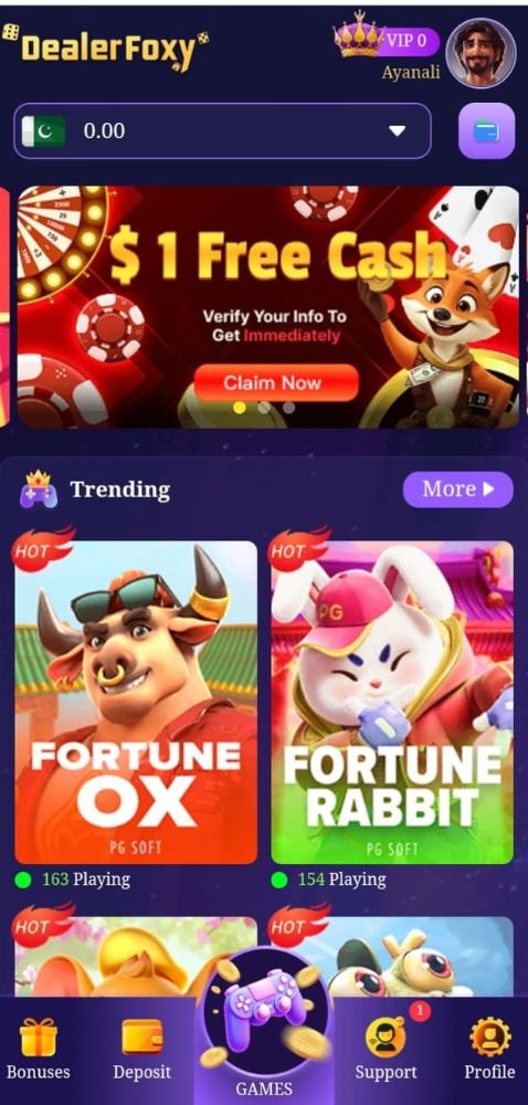 Dealer Foxy Game