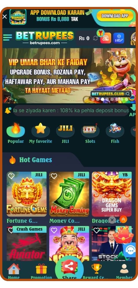 Bet Rupees Game