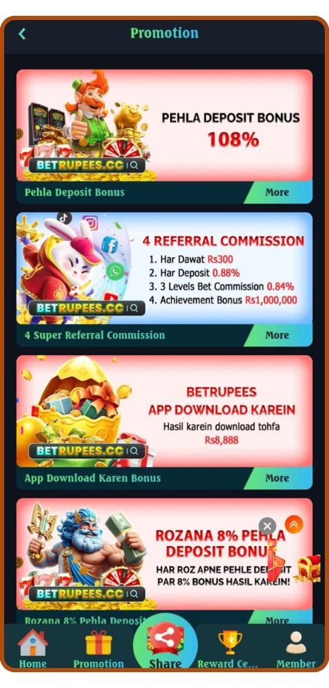 Bet Rupees Game