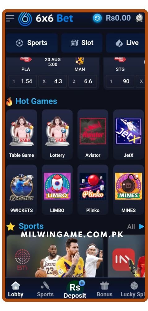 6x6 Bet Game